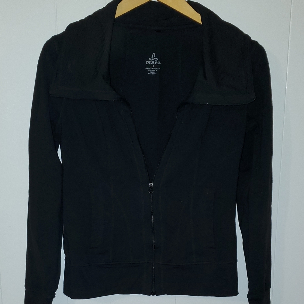 Prana Women's Classic Black Zip-Up Jacket